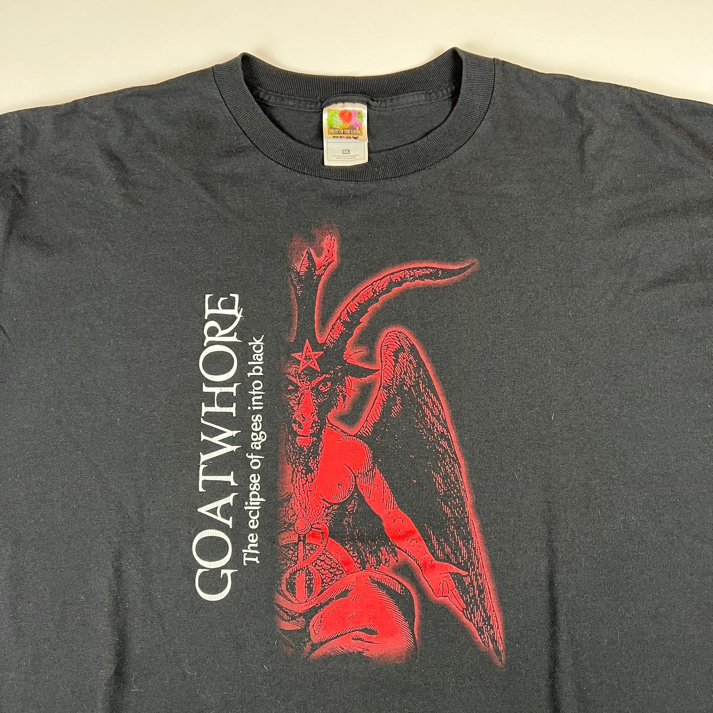 Vintage 2000 Goatwhore Shirt XXL The Eclipse Of Ages Into Black