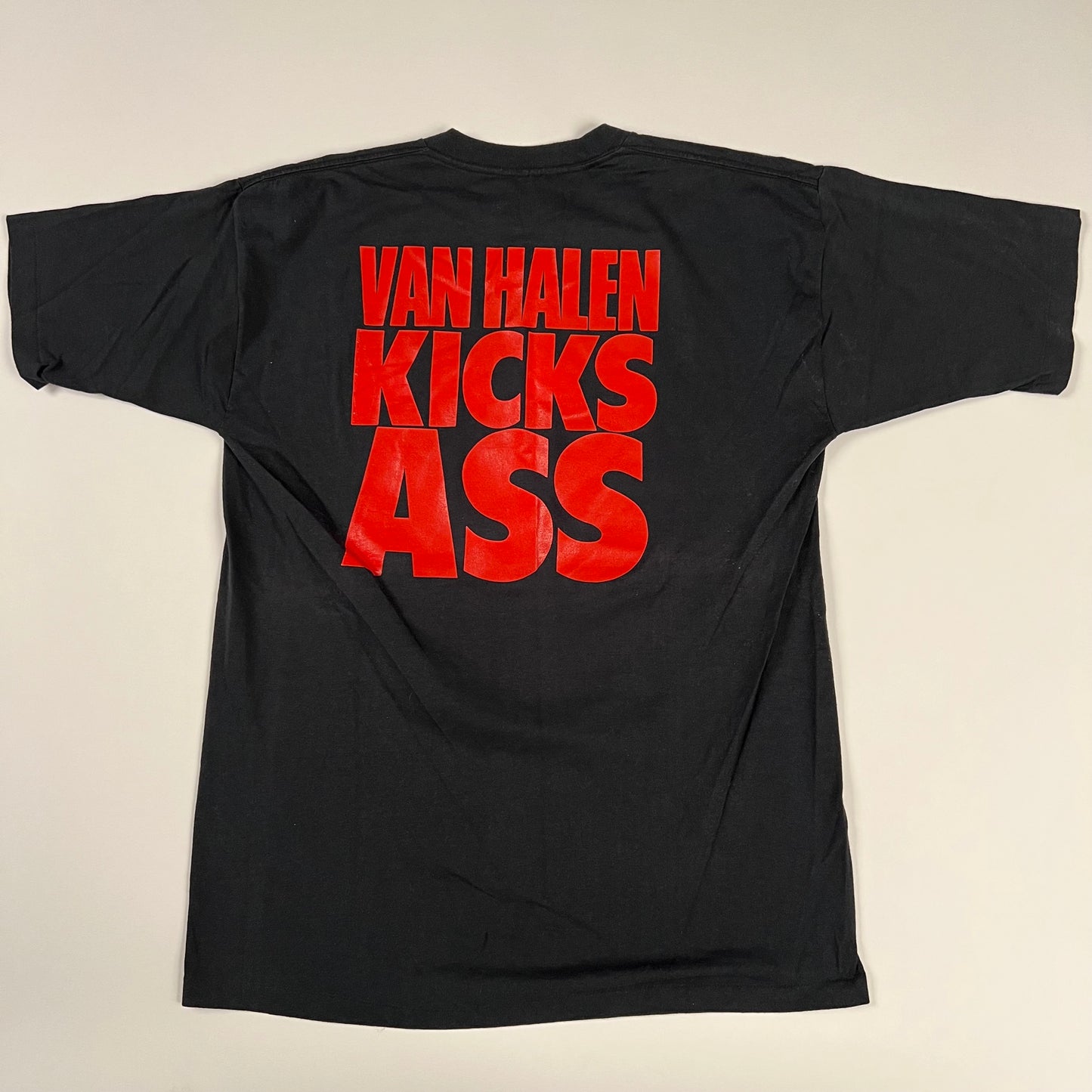 Vintage 1989 Van Halen Shirt XL Kicks Ass