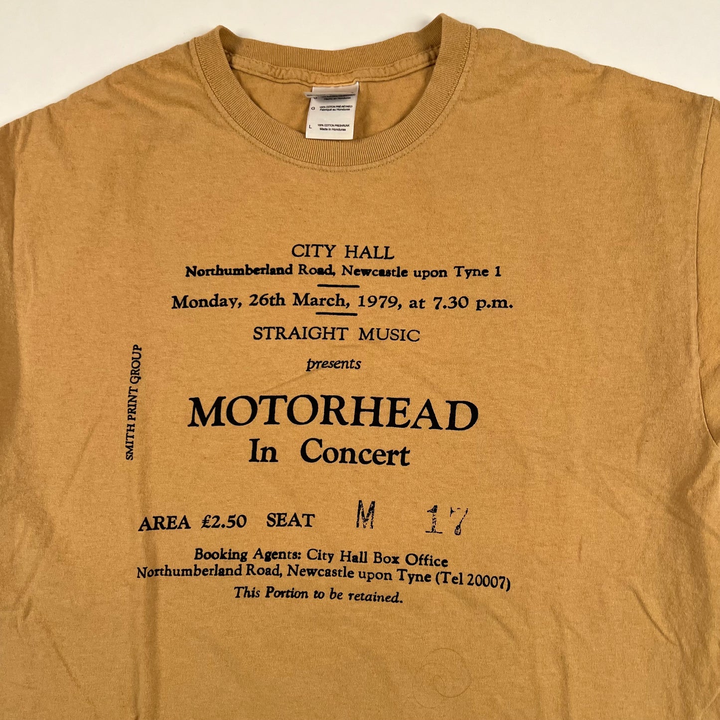 Motörhead Shirt Large City Hall Concert