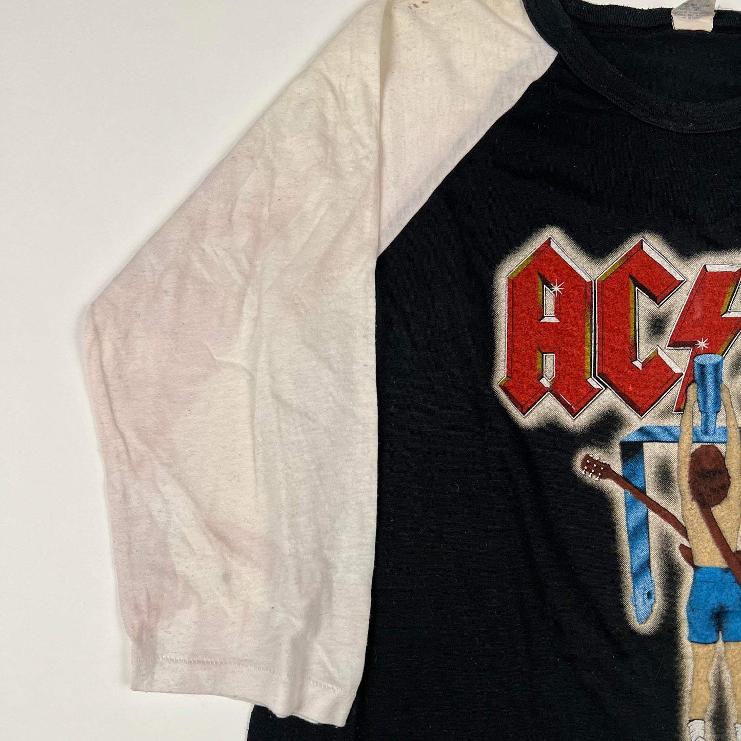 Vintage 1983 AC/DC Shirt XL Flick Of The Switch