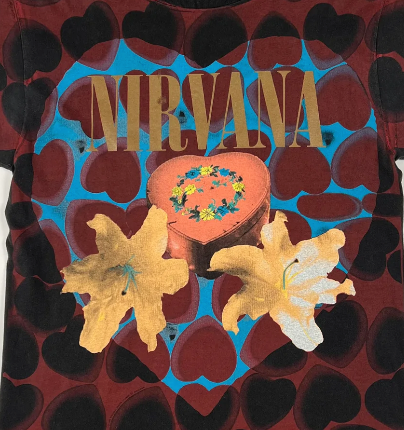 nirvana heart shaped box shirt