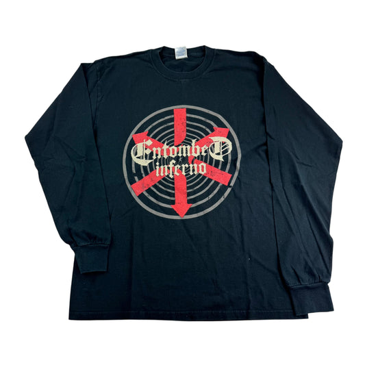 Vintage 2005 Entombed Long Sleeve Shirt Large Inferno