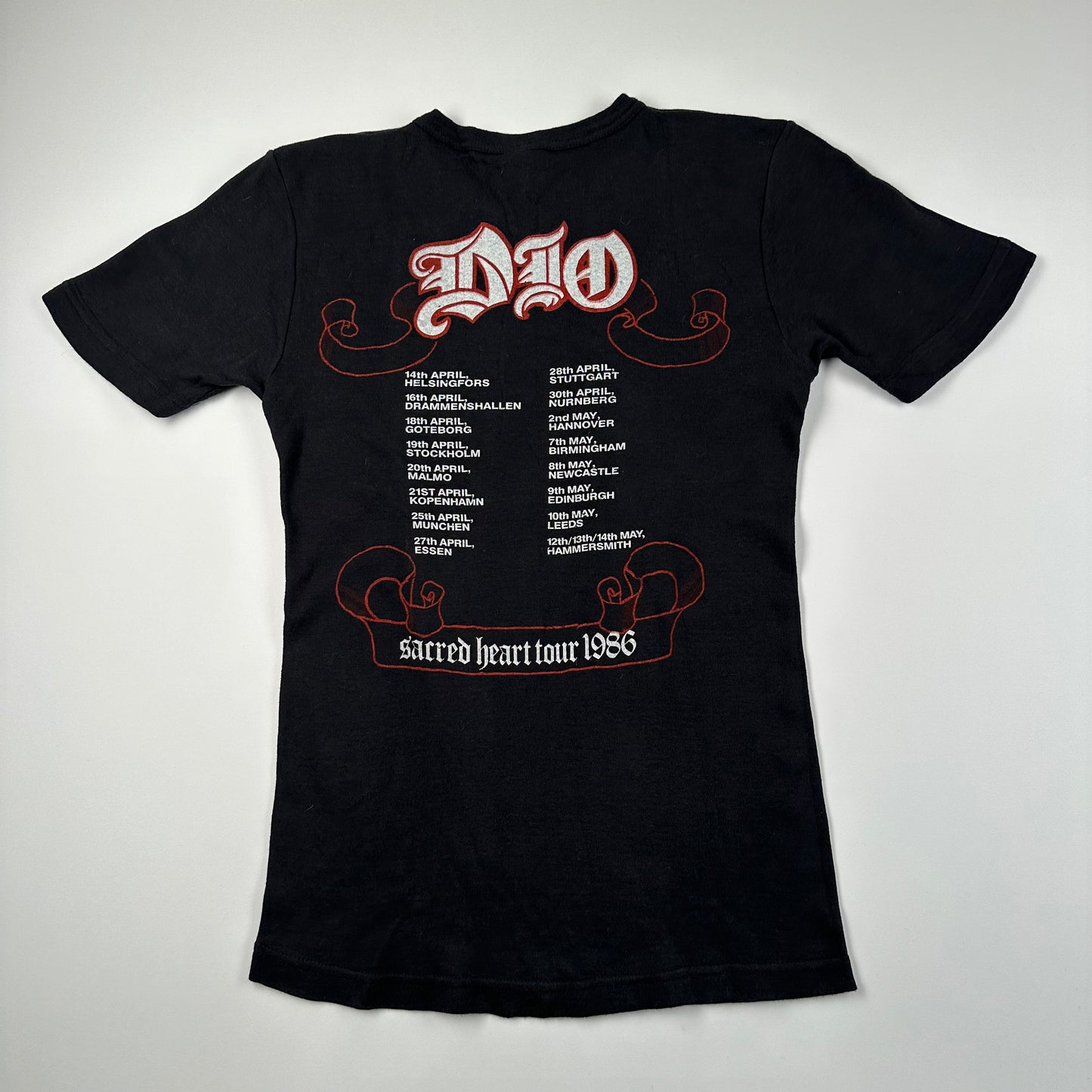 Vintage 1986 Dio Shirt Small Sacred Heart Tour