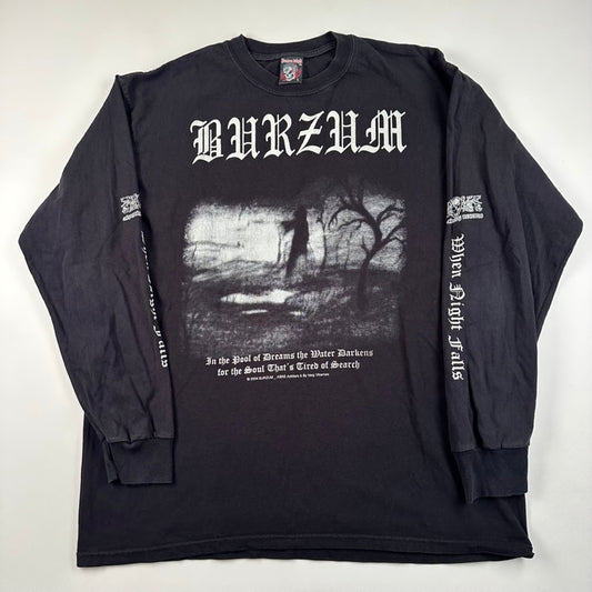 Vintage 2004 Burzum Long Sleeve Shirt Large