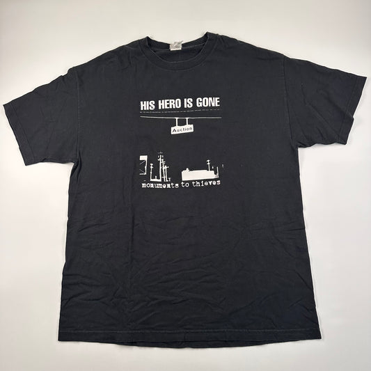 Vintage 2000s His Hero Is Gone Shirt XL