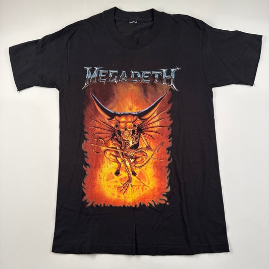 Vintage 1991 Megadeth Shirt Medium Countdown To Extinction