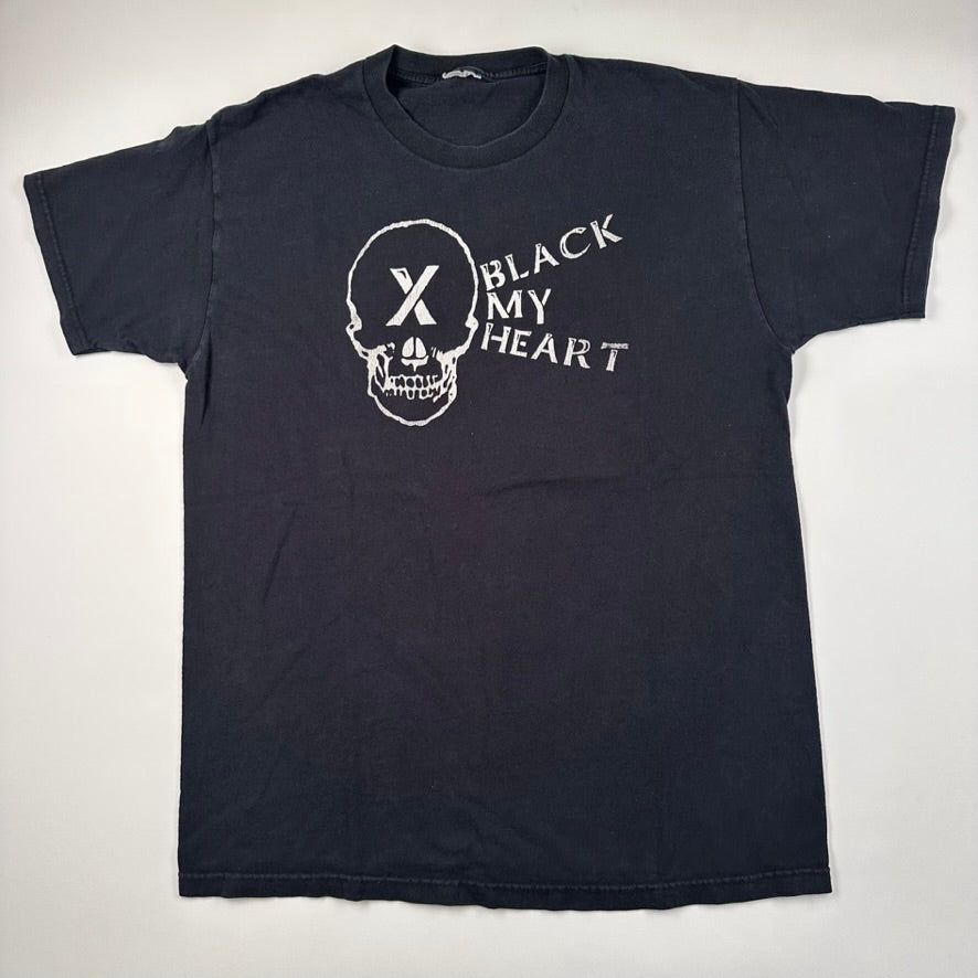 Vintage 2000s Black My Heart Shirt Large