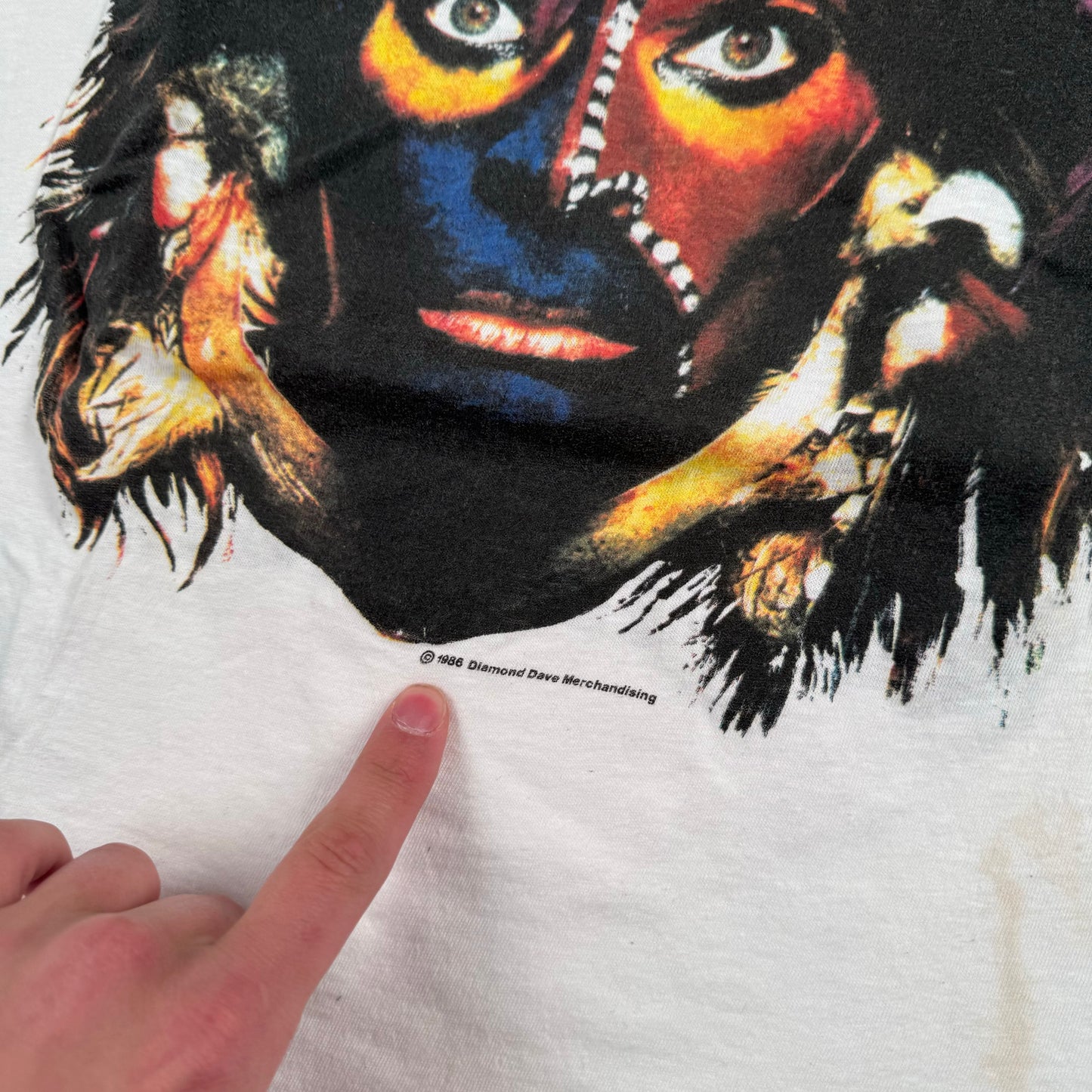 Vintage 1986 David Lee Roth Shirt Medium