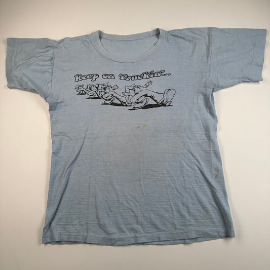 Vintage 70s Keep On Truckin Shirt Medium