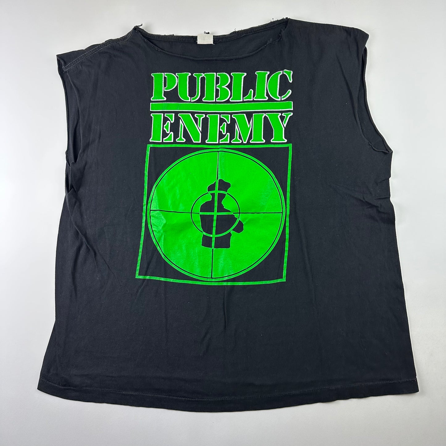 Vintage 90s Public Enemy Sleeveless Shirt XL