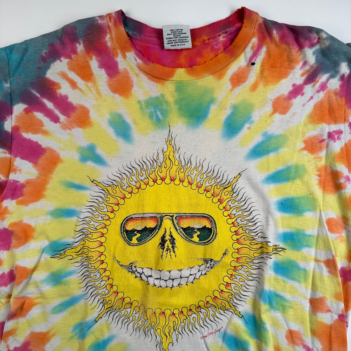 Vintage 90s Jasper Sun Shirt Large Grateful Dead