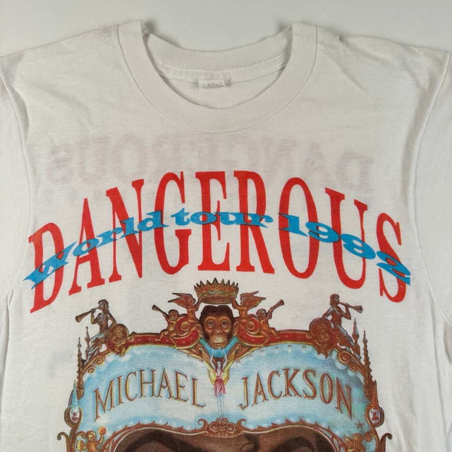 Vintage 1992 Michael Jackson Shirt Large Dangerous