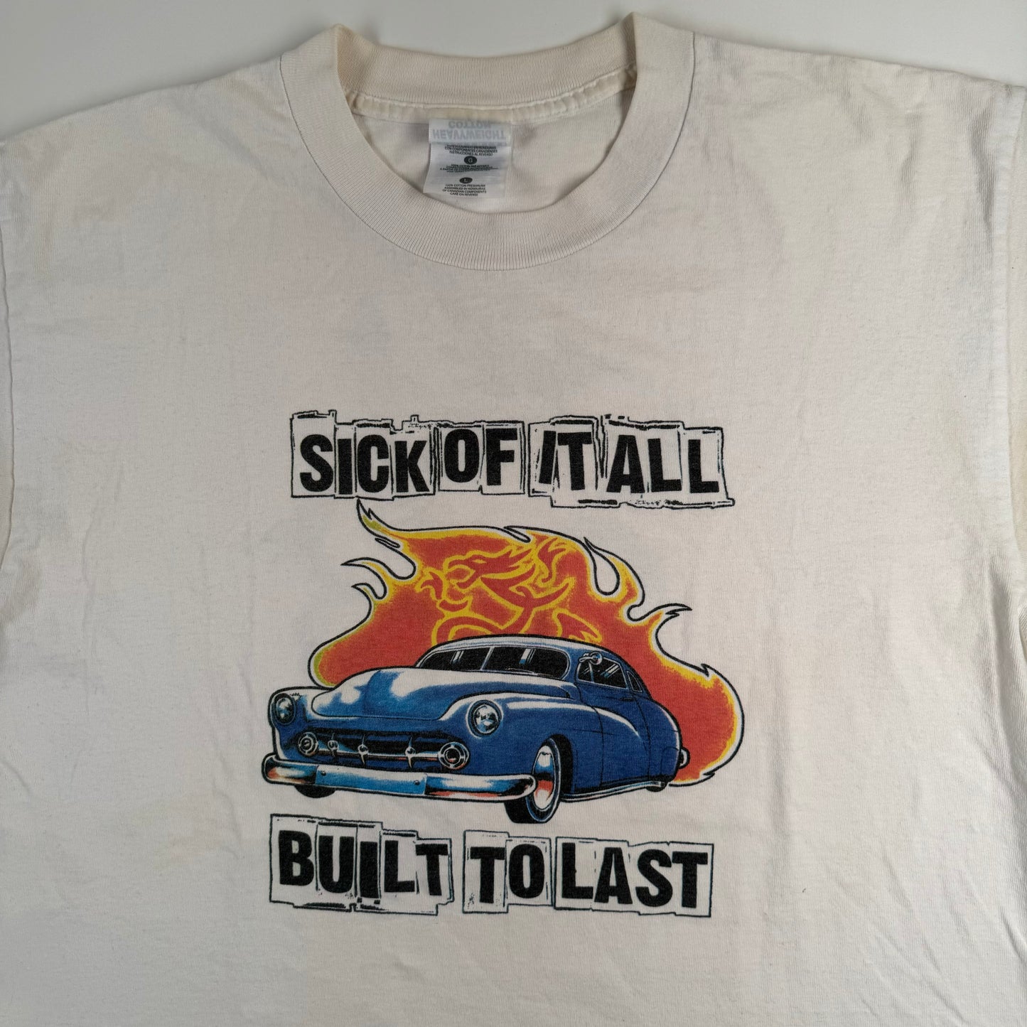 Vintage 90s Sick Of It All Shirt Large Built To Last