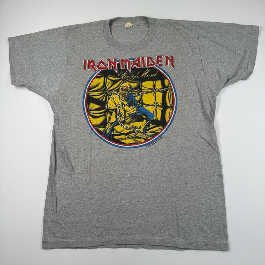 Vintage 1983 Iron Maiden Shirt XL Piece Of Mind