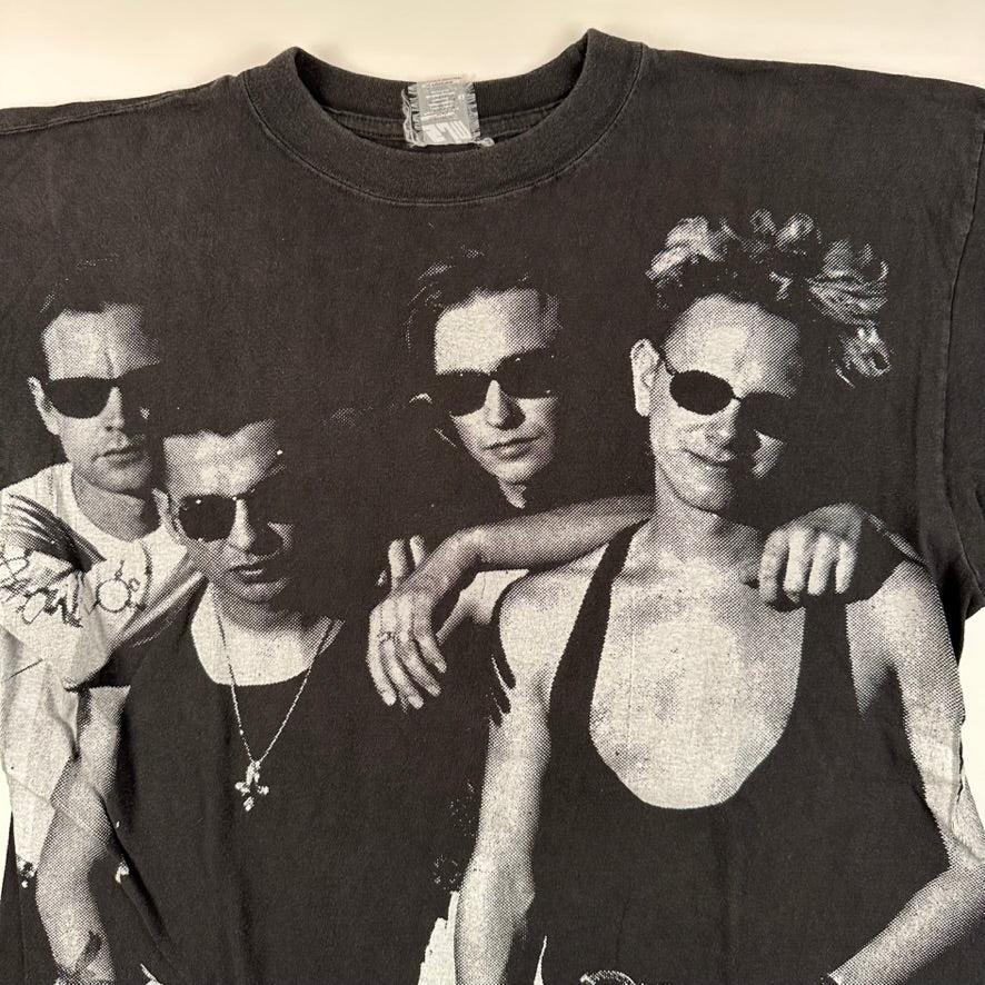 Vintage 90s Depeche Mode Shirt XL All Over Print