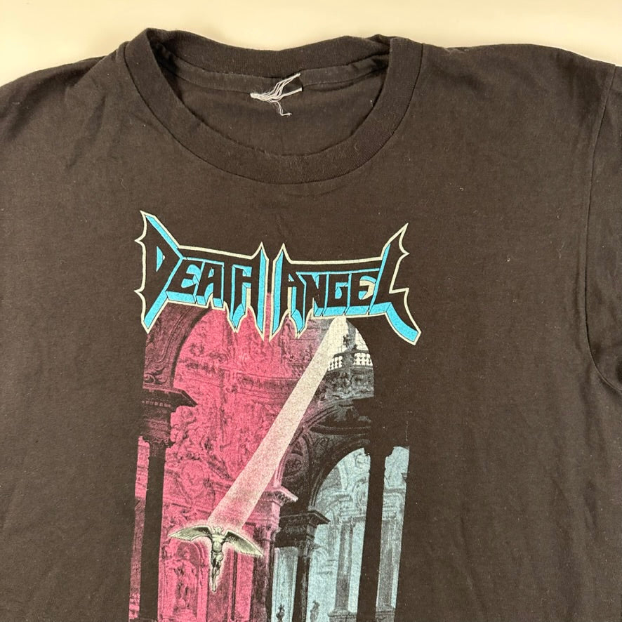 Vintage 1989 Death Angel Shirt Large Disturbing America