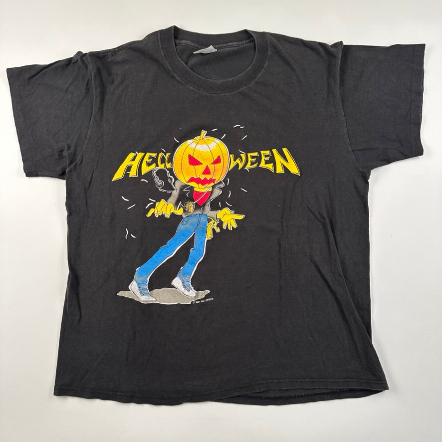 Vintage 1987 Helloween Shirt XL Seven Keys