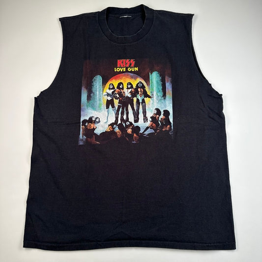 Vintage 2000s Kiss Sleeveless Shirt XL Love Gun