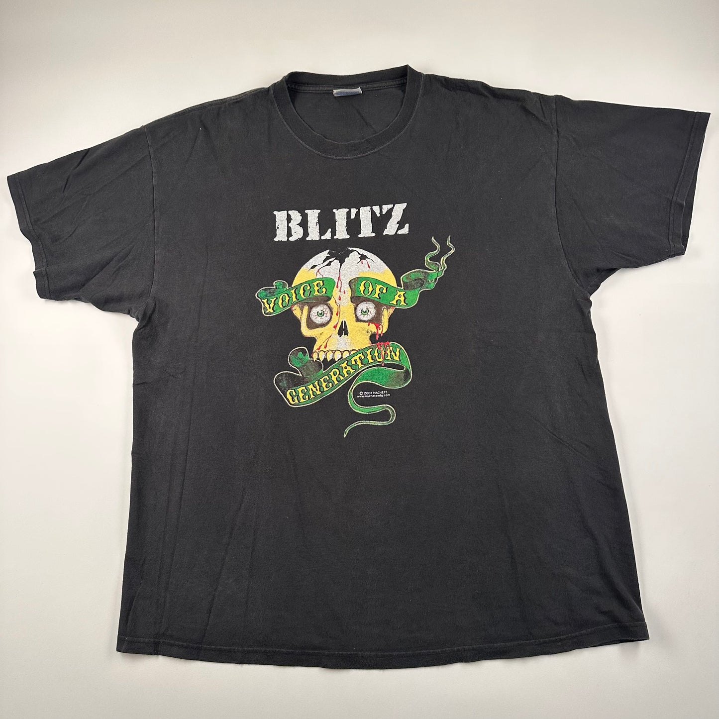 Vintage 2001 Blitz Shirt XL Voice Of A Generation