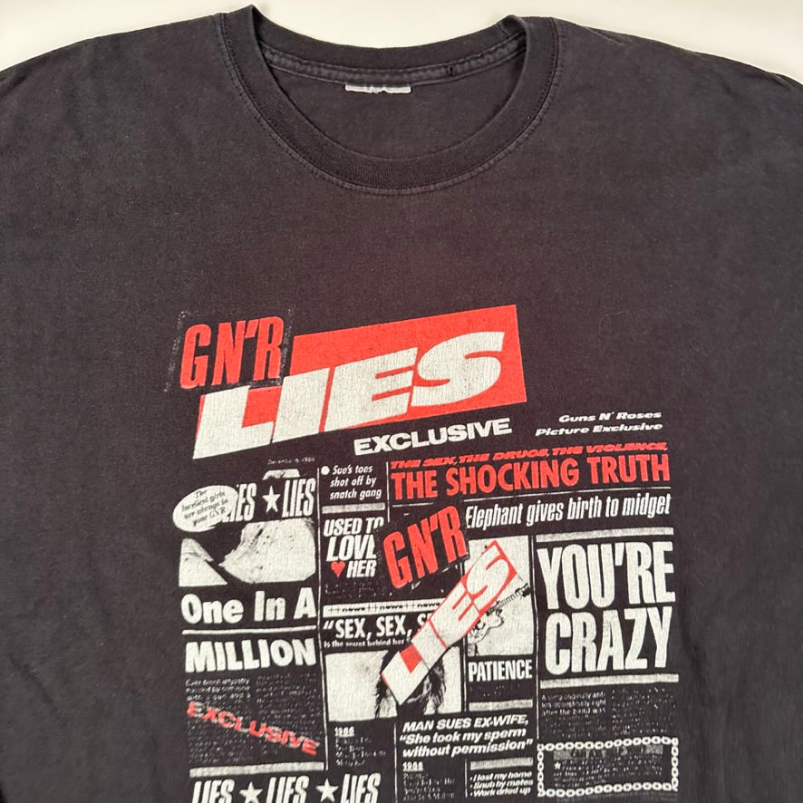 Vintage 2000s Guns N Roses Shirt XL Lies