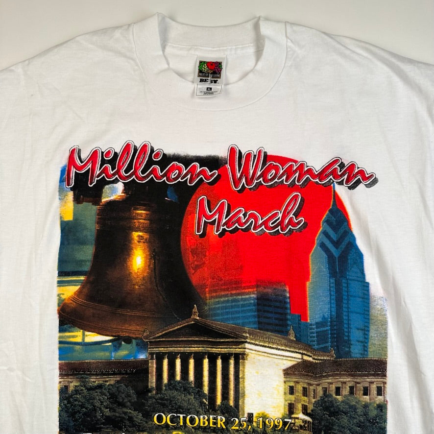 Vintage 1997 Million Woman March Shirt XL