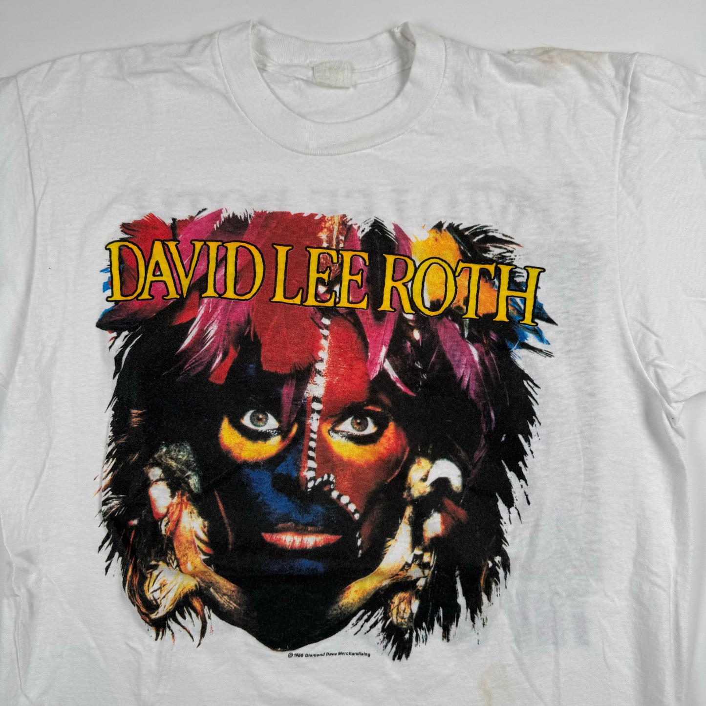 Vintage 1986 David Lee Roth Shirt Medium