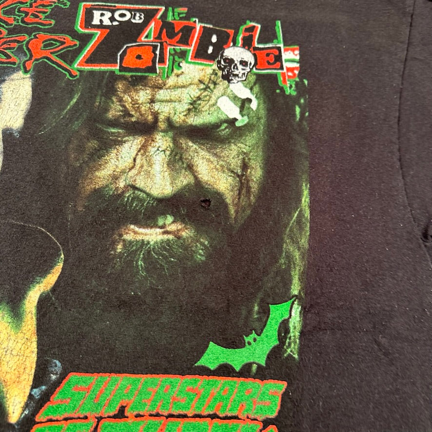 2010 Rob Zombie Alice Cooper Shirt XL