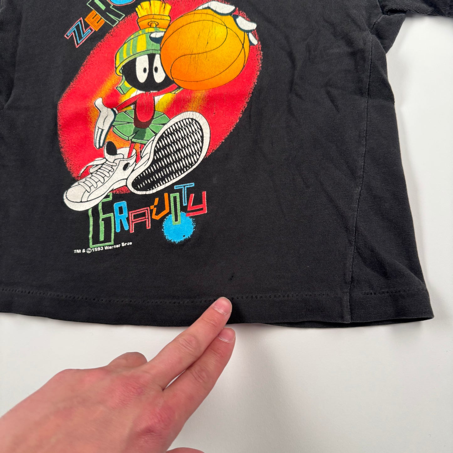 Vintage 90s Marvin The Martian Womens Shirt XS