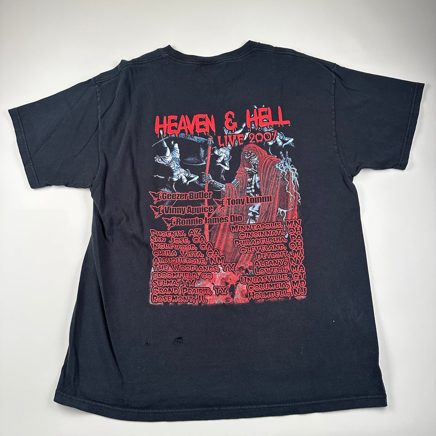 2007 Heaven & Hell Shirt XL Dio / Sabbath