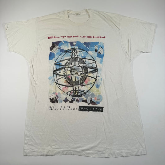 Vintage 1989 Elton John Shirt XXL