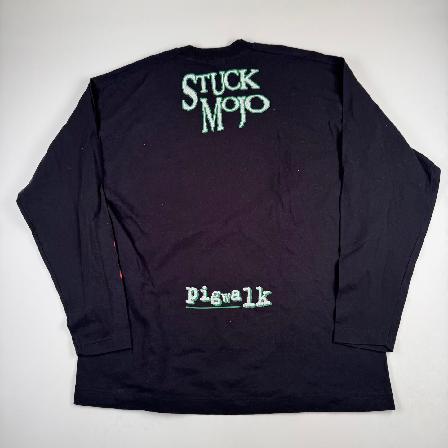 Vintage 90s Stuck Mojo Long Sleeve Shirt XL Pig Walk