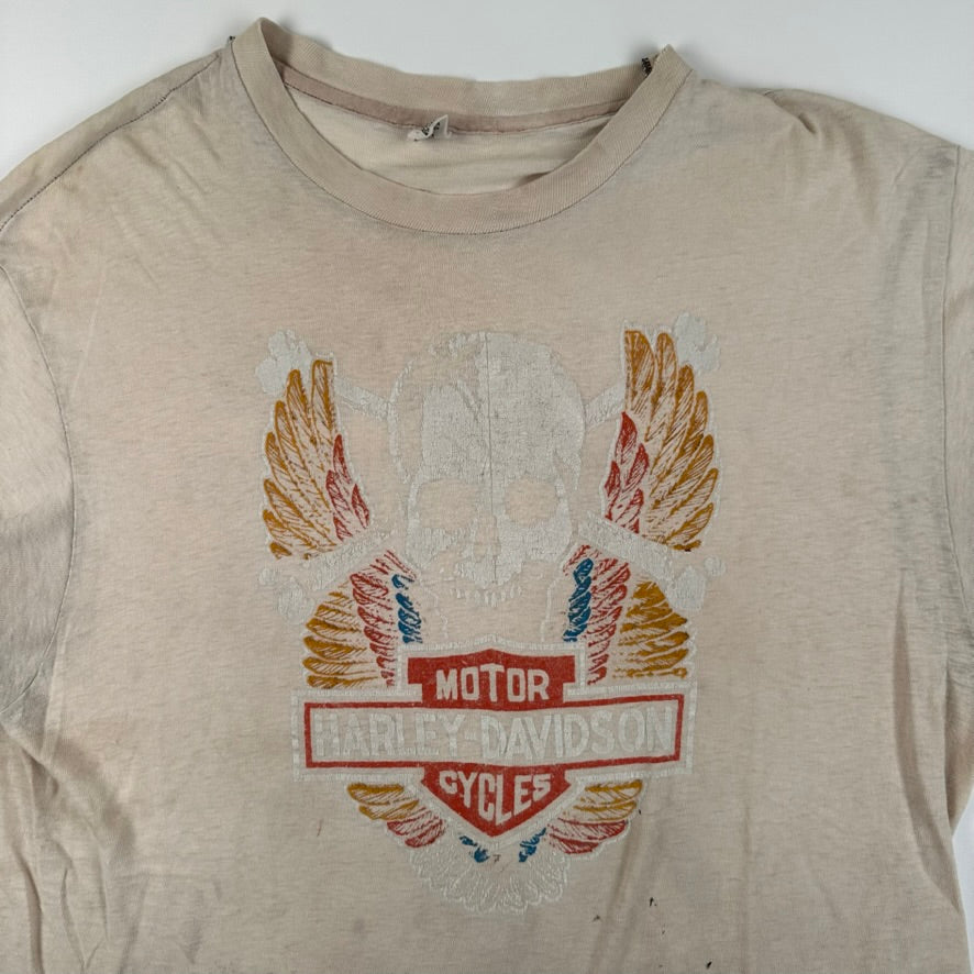 Vintage 70s Harley Davidson Shirt XL