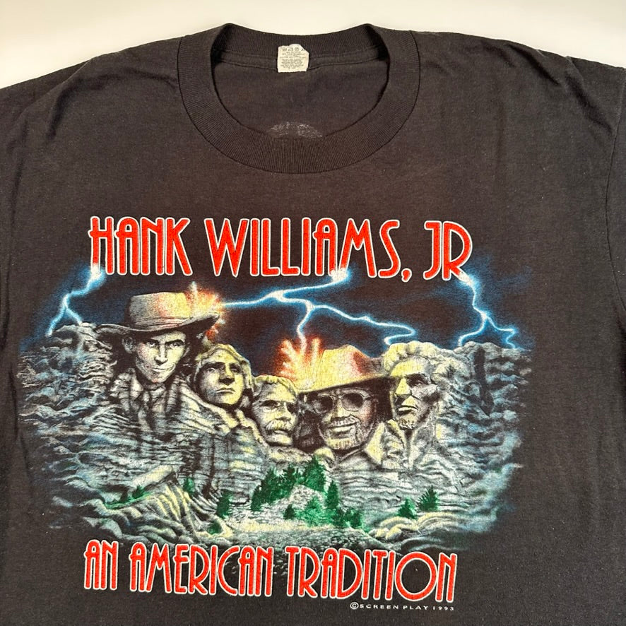 Vintage 1993 Hank Williams Jr Shirt XL American Tradition