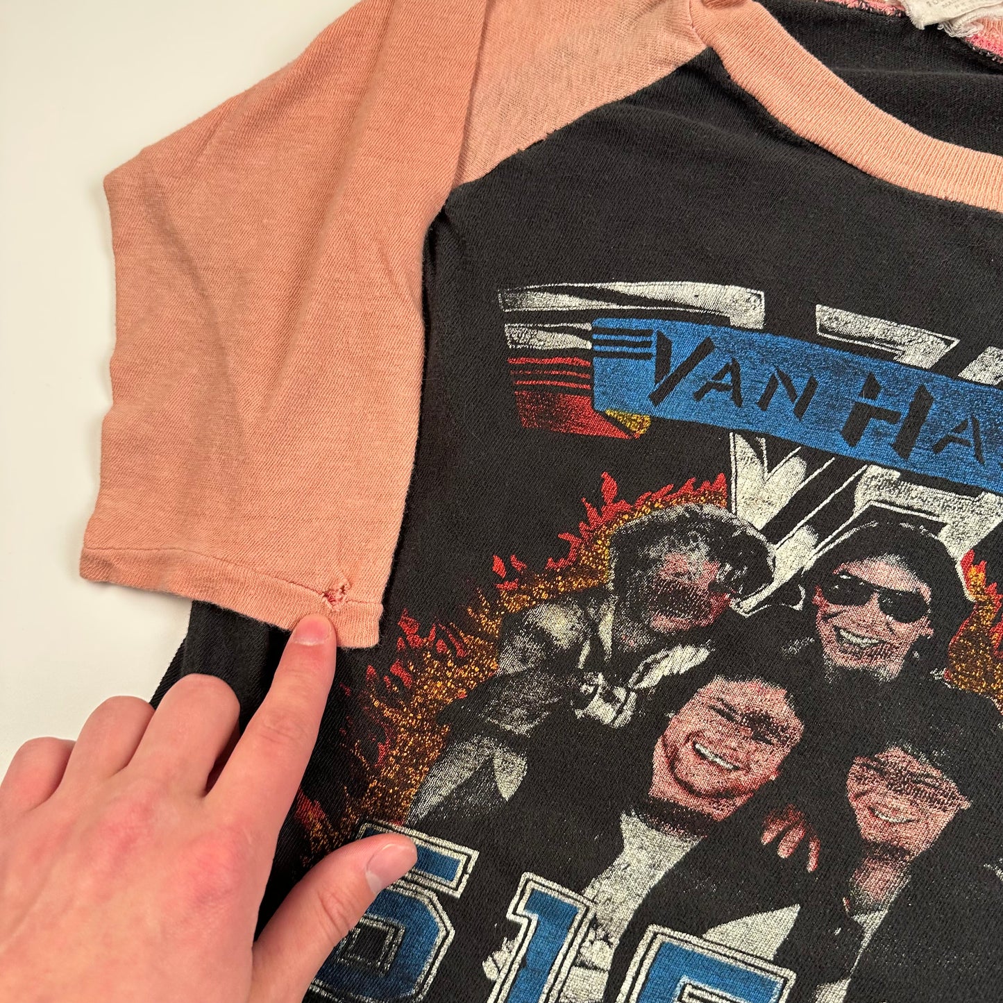 Vintage 1986 Van Halen Shirt Small Boulder Jam