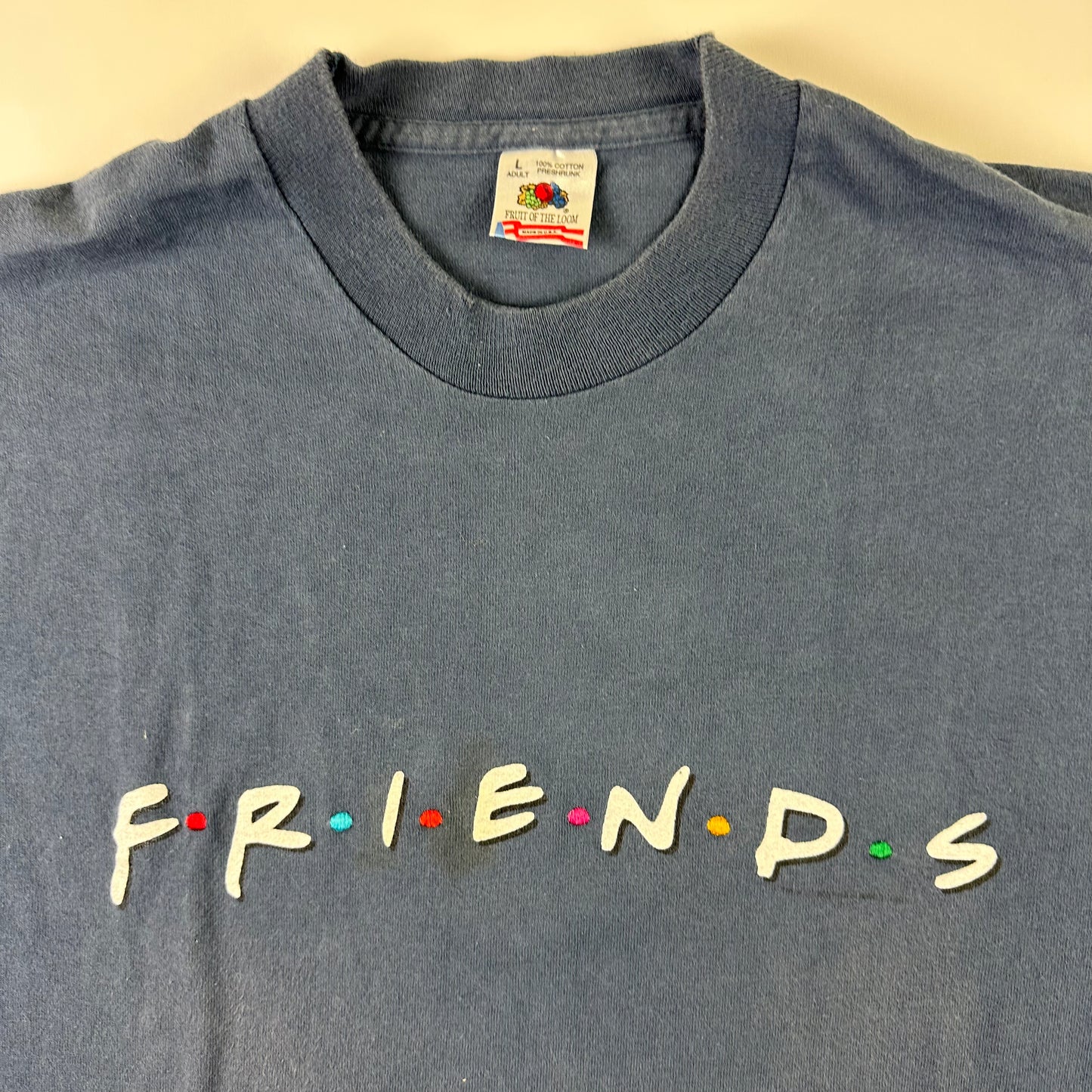 Vintage 90s Friends Shirt Large