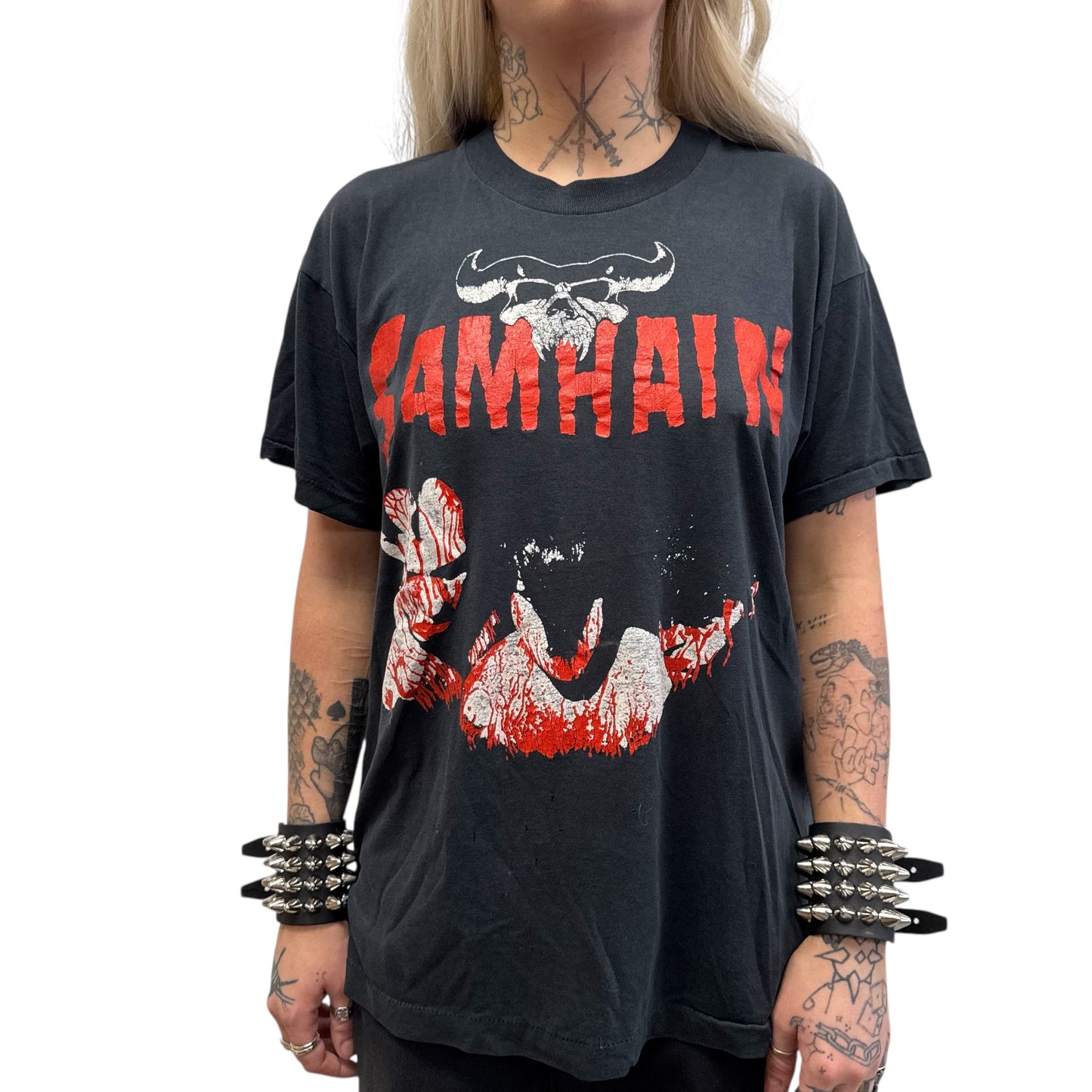 Vintage 80s Samhain Shirt Large