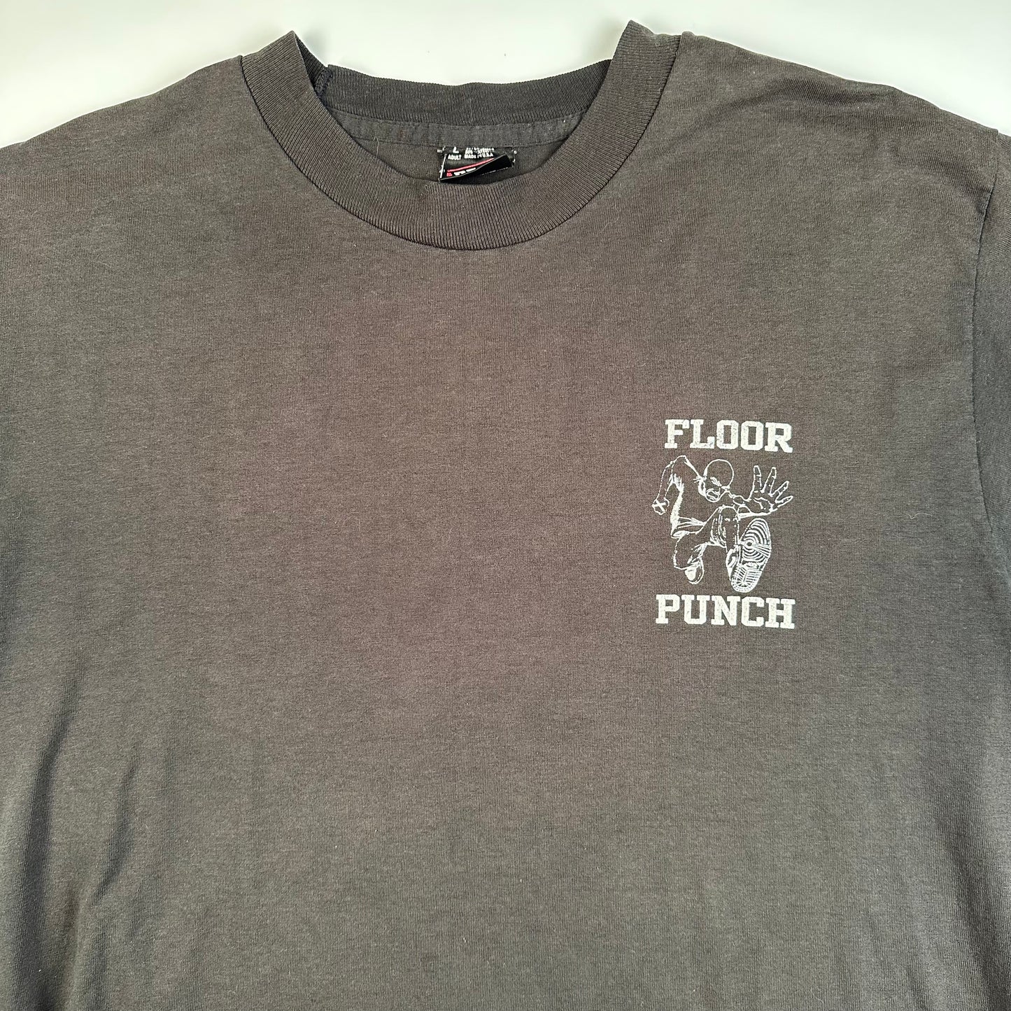 Vintage 90s Floorpunch Shirt Large Straight Edge