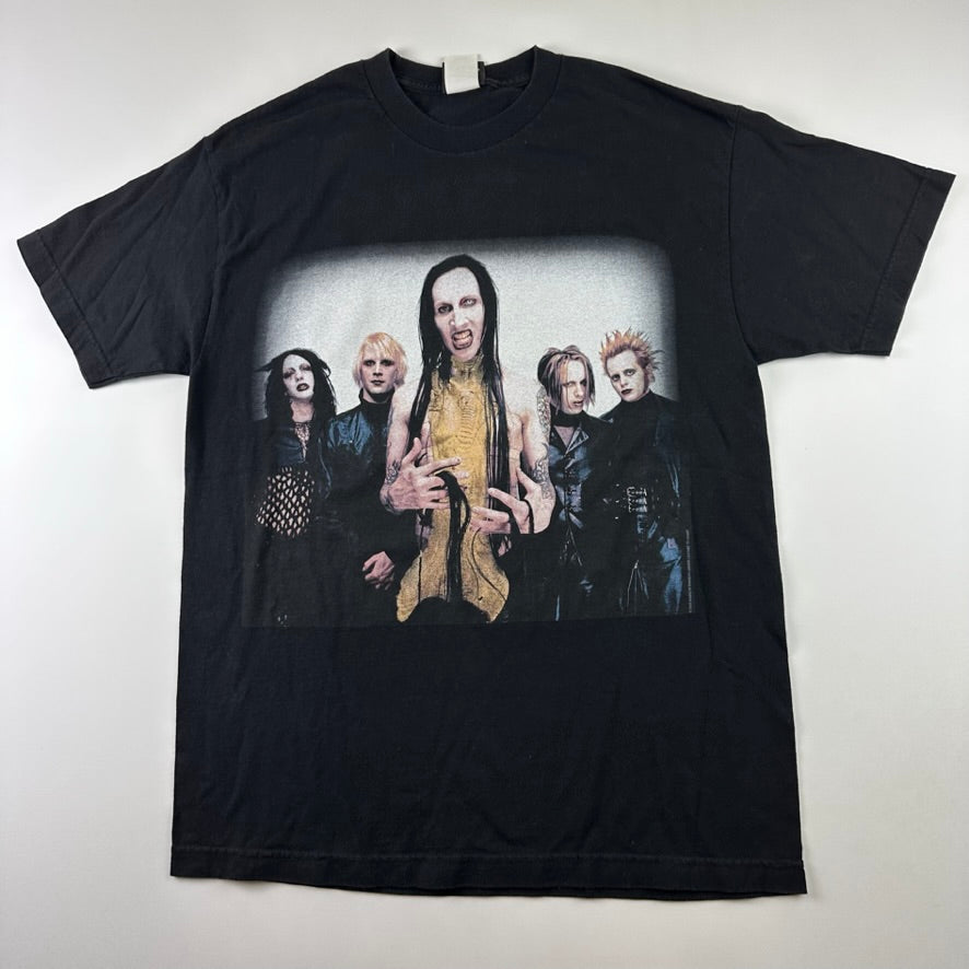 Vintage 2000 Marilyn Manson Shirt Large Guns God and Government