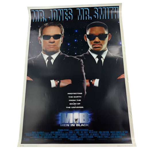 Vintage 1997 Men In Black Poster