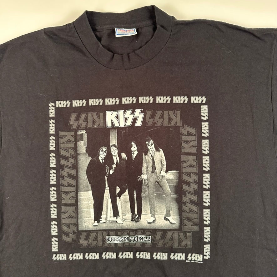 Vintage 2001 Kiss Shirt XL Dressed To Kill