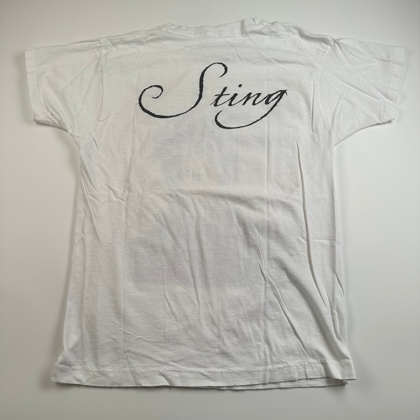 Vintage 80s Sting Shirt Large