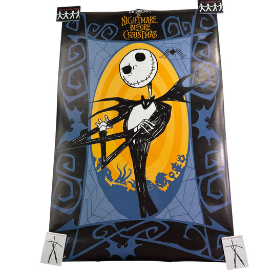 Vintage 2000 A Nightmare Before Christmas Poster