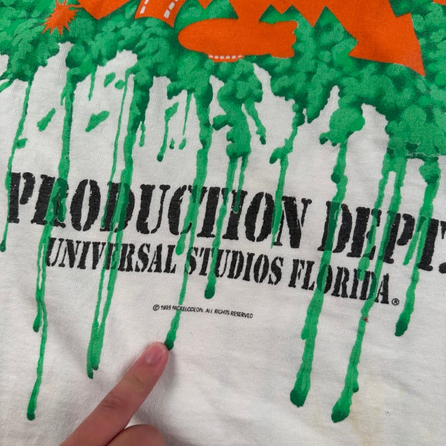 Vintage 1993 Nickelodeon Studios Shirt Medium Production Dept