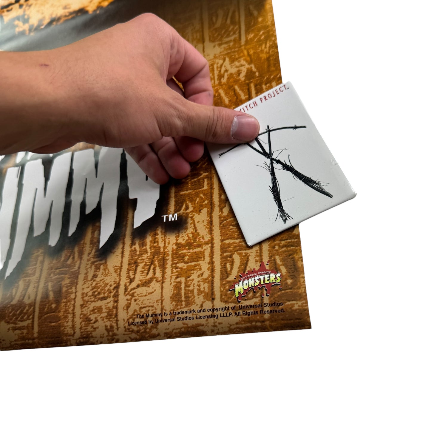 Vintage 90s The Mummy Poster
