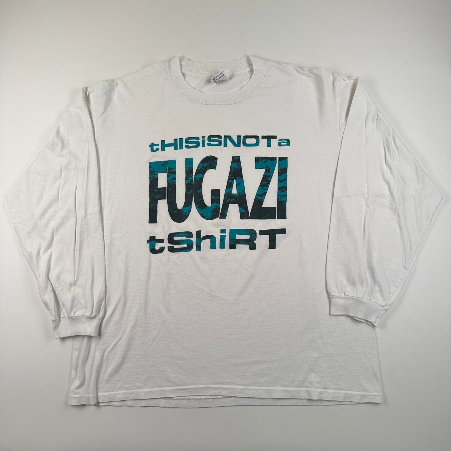 Vintage 90s Fugazi Long Sleeve Shirt XL This Is Not