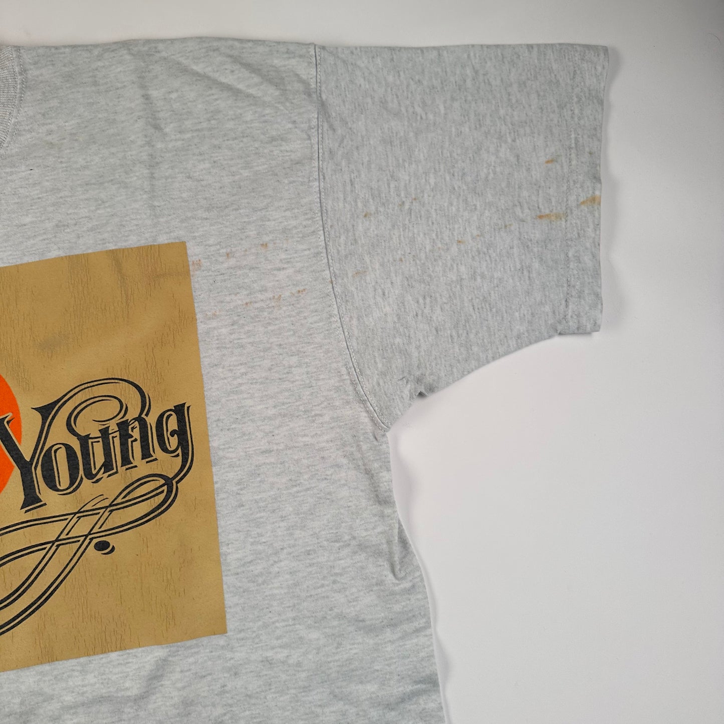 Vintage 2001 Neil Young Shirt XL Harvest Euro Tour