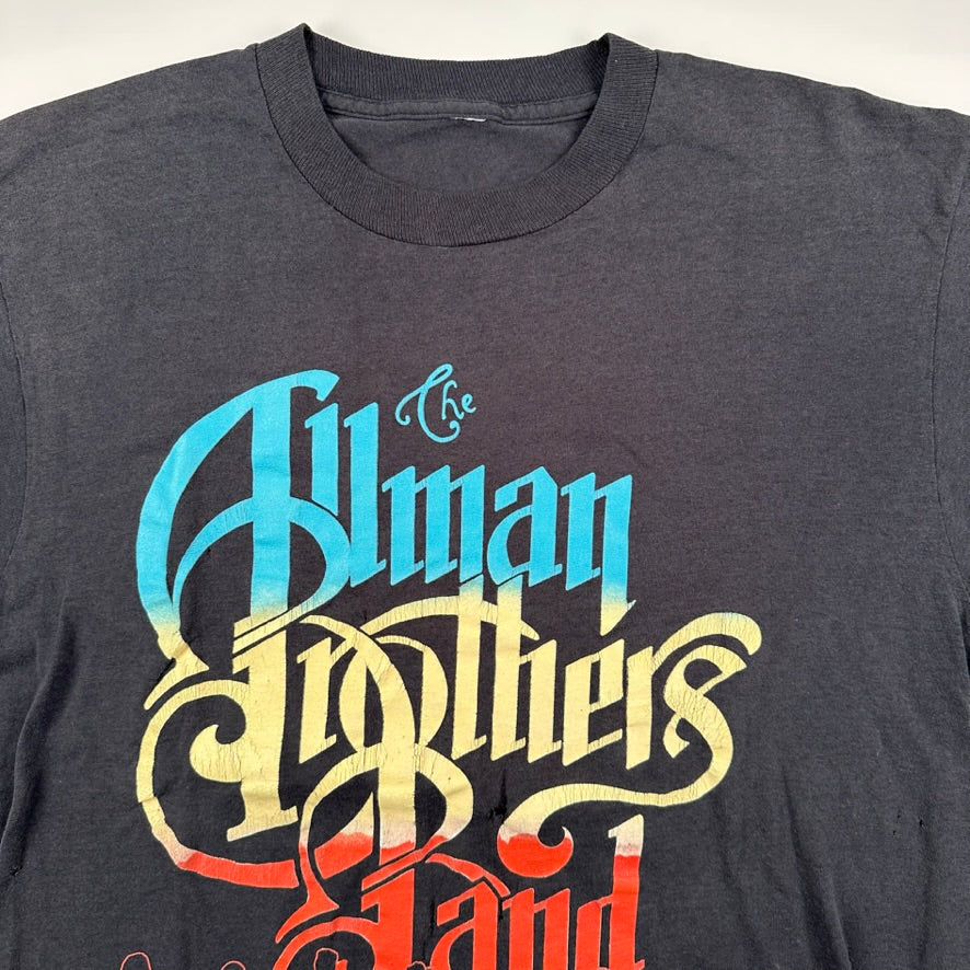 Vintage 1990 The Allman Brothers Band Shirt Medium Seven Turns