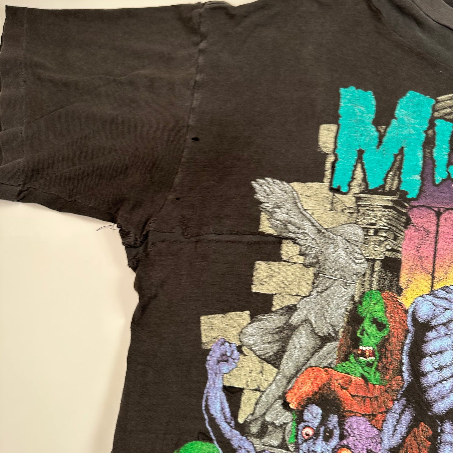 Vintage 90s Misfits Shirt XL Earth AD