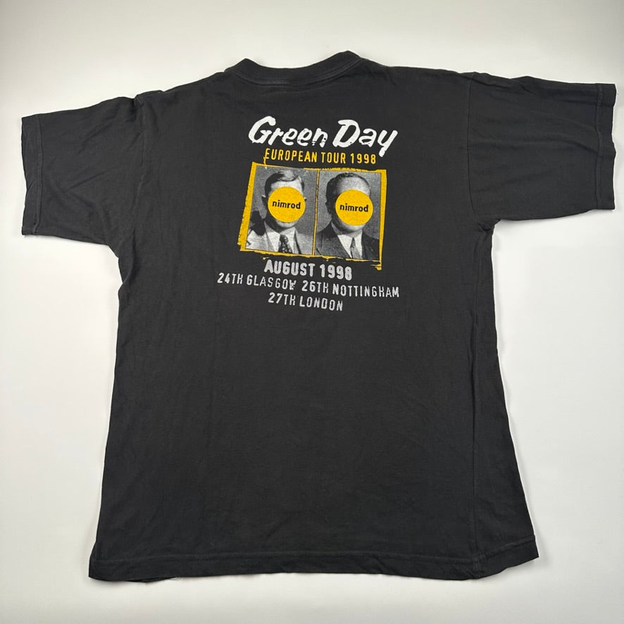 Vintage 1998 Green Day Shirt XL Nimrod European Tour