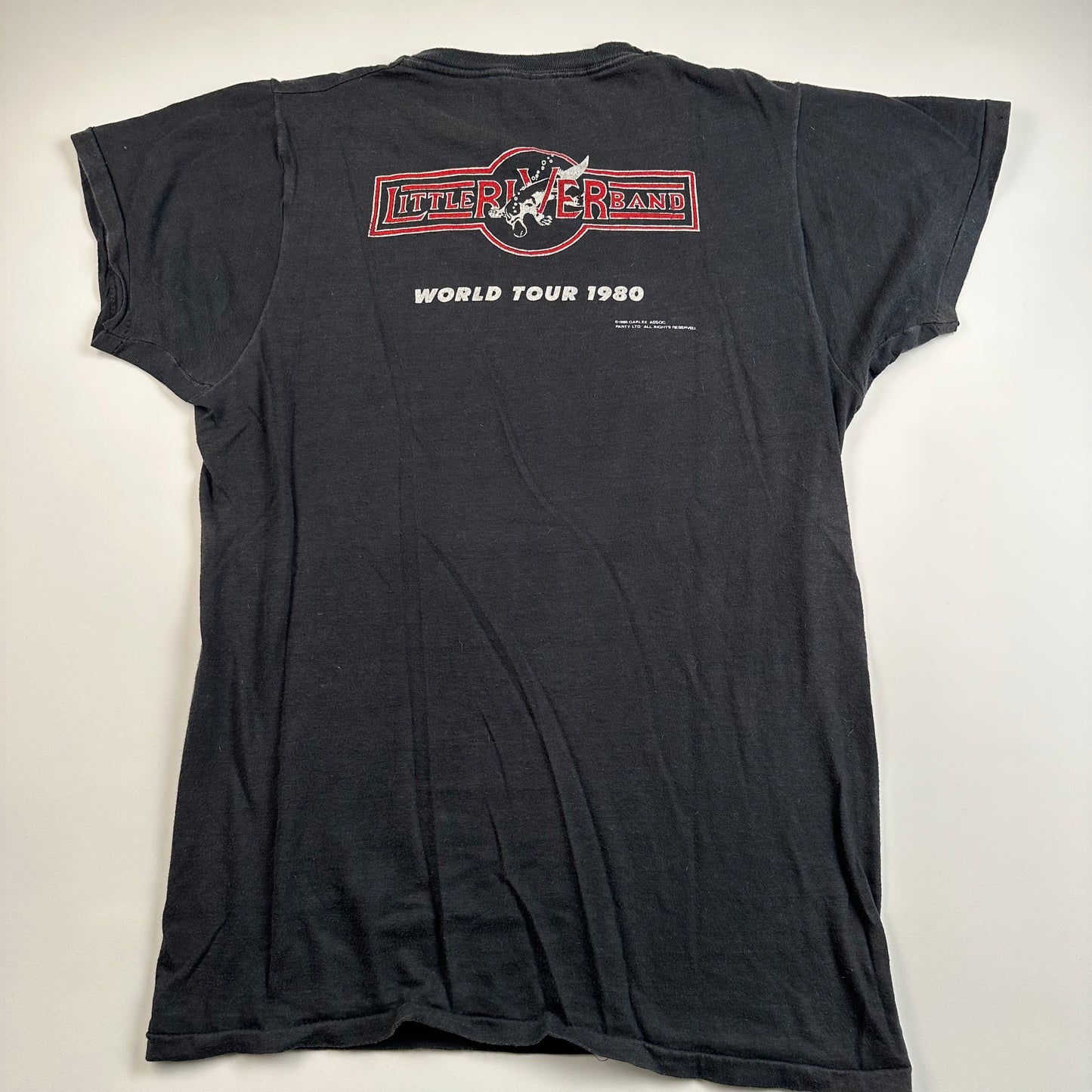 Vintage 1980 Little River Band Shirt Large Backstage Pass